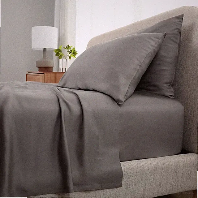 Cariloha Aloha Soft 4Piece Sheet Set | Shade Gray | Queen | Made from 100% Vi...