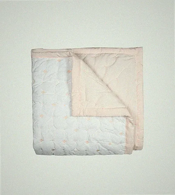 Cariloha Baby Bamboo Percale Quilt - Diamond Dreamy White