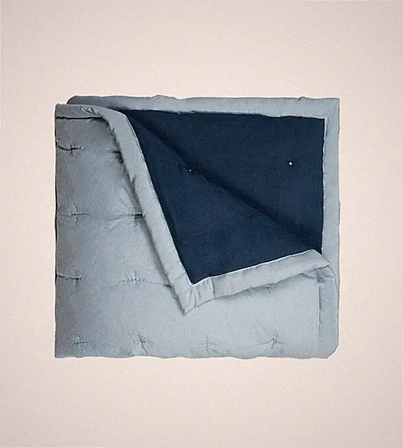 Cariloha Baby Bamboo Percale Quilt - Moon Mist