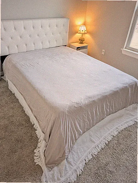 Cariloha Beige Queen Flat Sheets Sateen 100% Viscose From Bamboo Matte Flowy