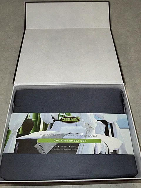 CARILOHA CAL KING SHEET SET BLUE LAGOON CARILOHA ITEM #CH0000304!!