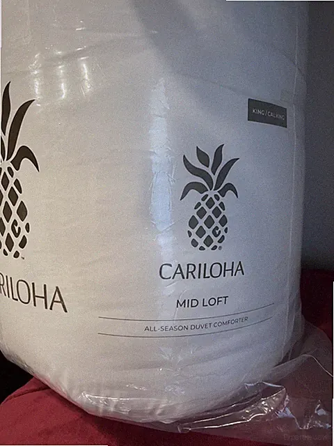 Cariloha Mid Loft All-Season, KING/Cal king Size Organic Bamboo Duvet Comforter